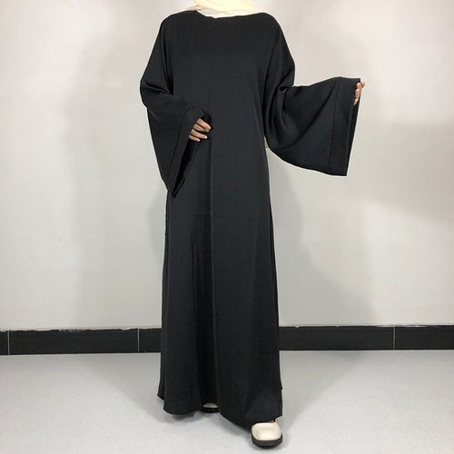 15 Colors Basic Plain Nida Abaya With Free Belt High Quality Muslim