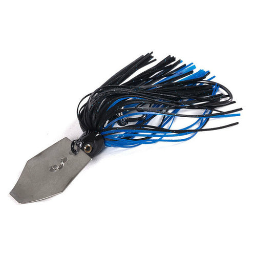 1pcs Fishing Lures 100mm 11g Blade Metal Bait With Rubber Skirt