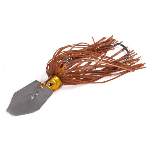 1pcs Fishing Lures 100mm 11g Blade Metal Bait With Rubber Skirt