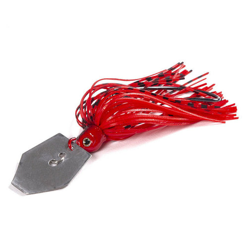 1pcs Fishing Lures 100mm 11g Blade Metal Bait With Rubber Skirt