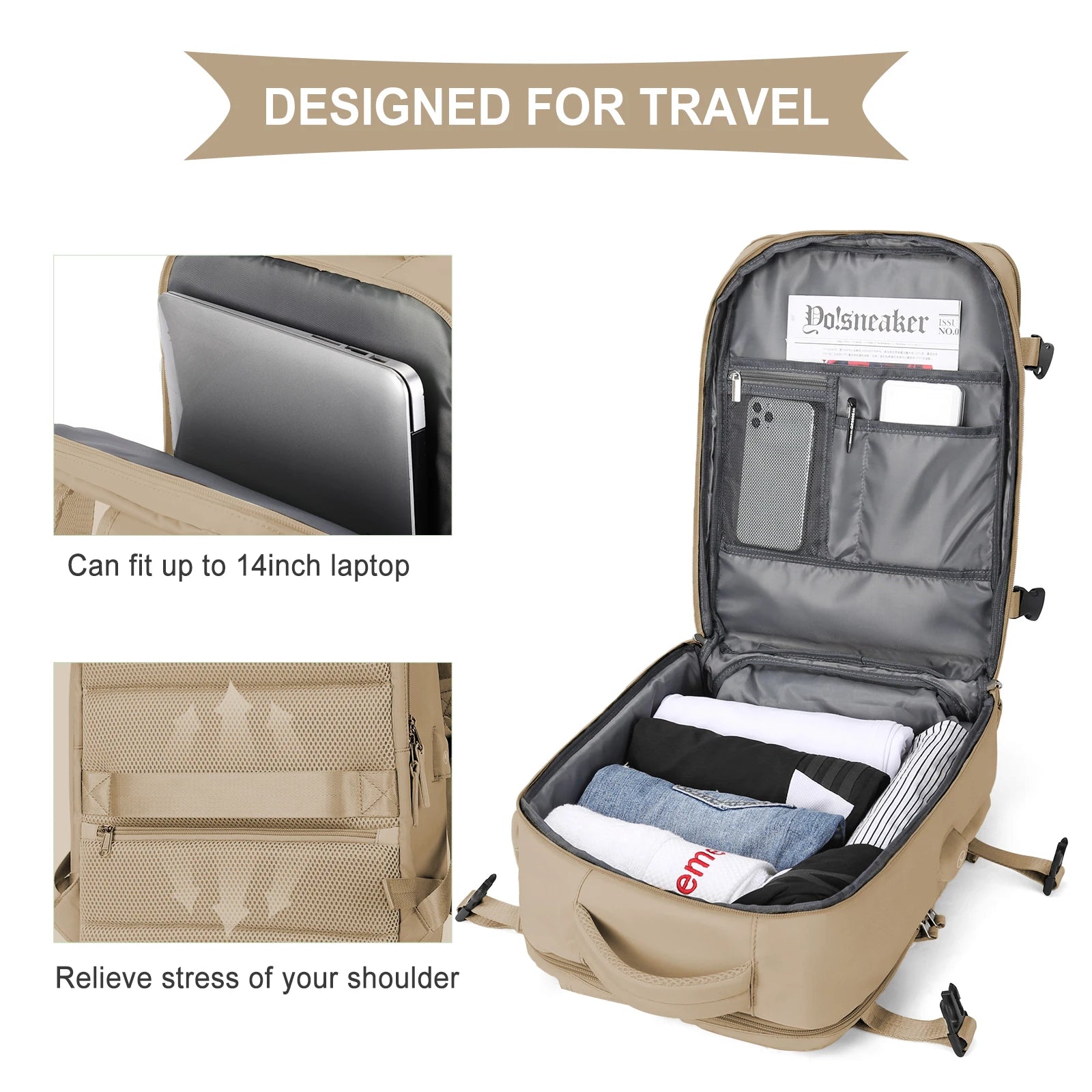 Backpack 40x30x20 Airplane, Ryanair Cabin Hand Luggage Backpack,