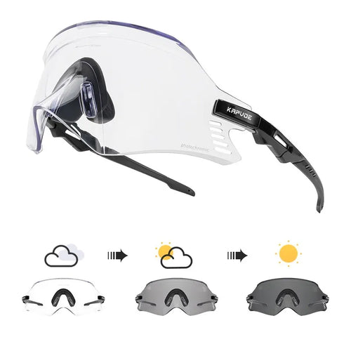 Outdoor Sports Men Women Photochromic Sunglasses Road Mountain Bicycle