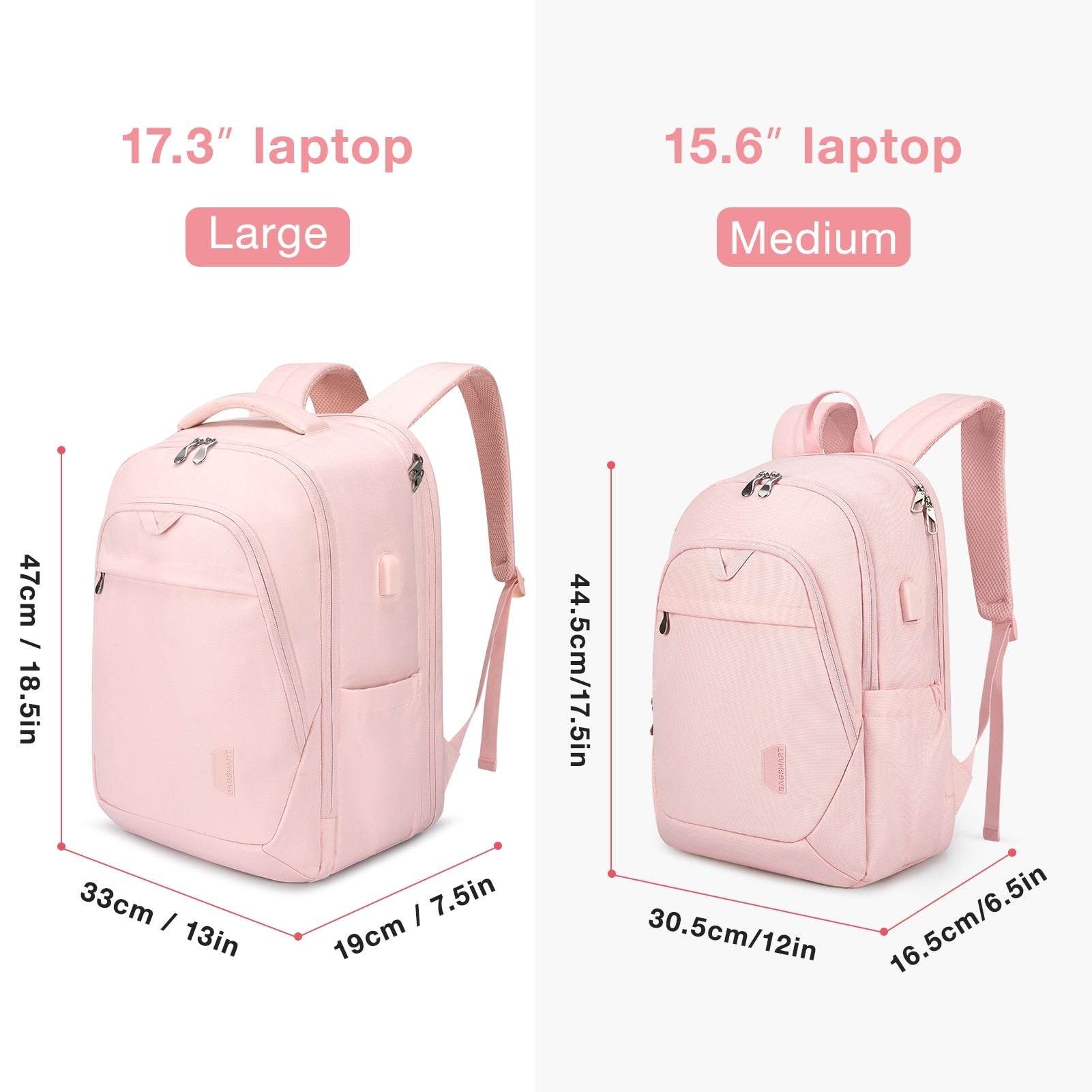 Bagsmart Women's Backpack Anti-theft Large Waterproof College