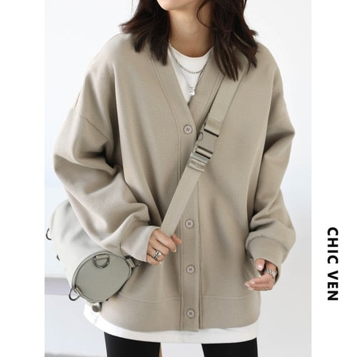 Womens Sweatshirts Autumn Korean | Korea Sweatshirt Women | Korean V