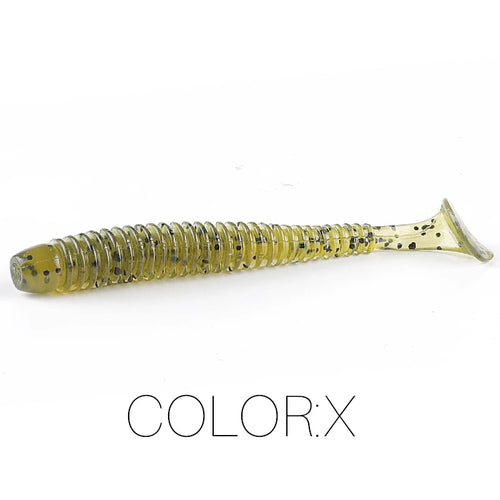 2023 HOT Impact Ring Shad Fishing Lure Soft 63mm 80mm 97mm Plastics