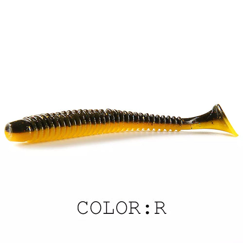 2023 HOT Impact Ring Shad Fishing Lure Soft 63mm 80mm 97mm Plastics