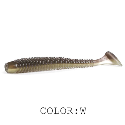 2023 HOT Impact Ring Shad Fishing Lure Soft 63mm 80mm 97mm Plastics