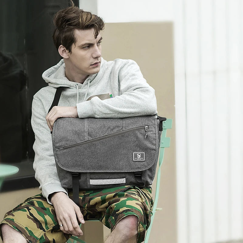 OIWAS 15 Inch Laptop Men Messenger Bag Fashion Travel Sling Shoulder