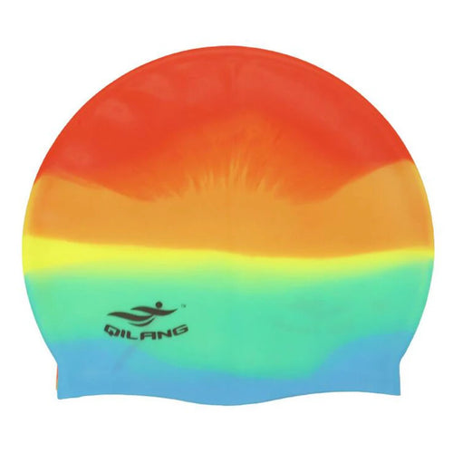 Waterproof Silicone Swim Caps Women Men High Elastic Flexible Protect