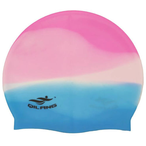 Waterproof Silicone Swim Caps Women Men High Elastic Flexible Protect