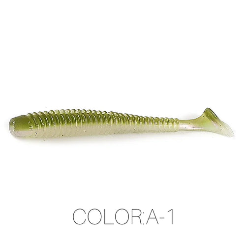 2023 HOT Impact Ring Shad Fishing Lure Soft 63mm 80mm 97mm Plastics