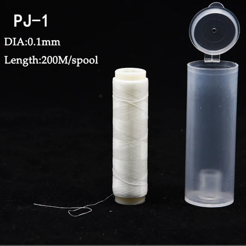 1pc PJ1/2/3/4/5/7 High Tensile Polyester Bait Elastic Thread Spool Sea