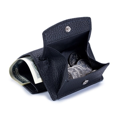 Women's Genuine Leather Mini Wallet | Women's Cowhide Leather Wallet -