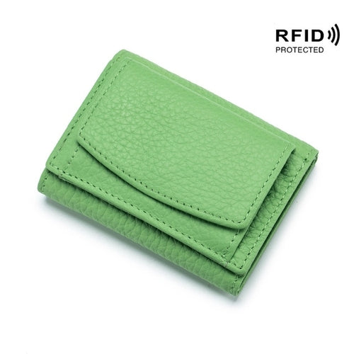 Women's Genuine Leather Mini Wallet | Women's Cowhide Leather Wallet -