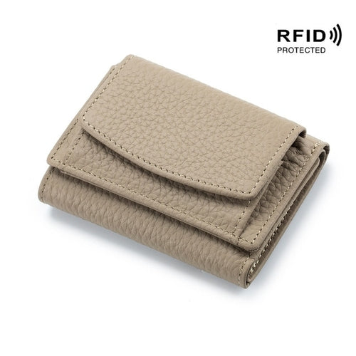 Women's Genuine Leather Mini Wallet | Women's Cowhide Leather Wallet -