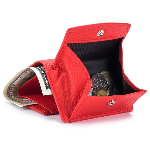 Women's Genuine Leather Mini Wallet | Women's Cowhide Leather Wallet -