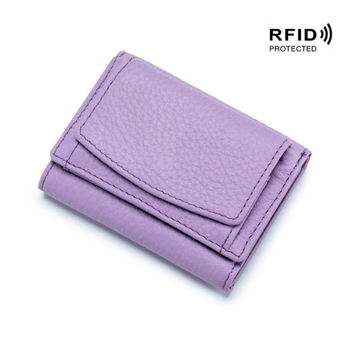 Women's Genuine Leather Mini Wallet | Women's Cowhide Leather Wallet -