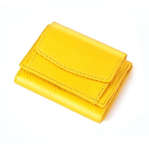 Women's Genuine Leather Mini Wallet | Women's Cowhide Leather Wallet -