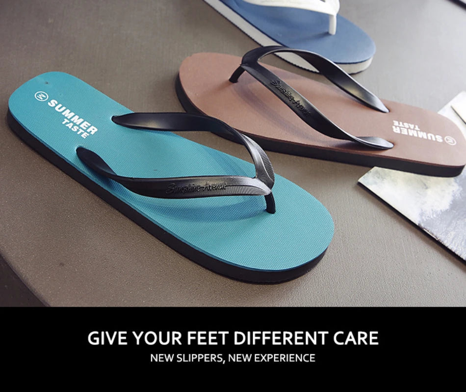 Stylish Comfortable Mens Sandals Thick Soles Anti-skid Features for