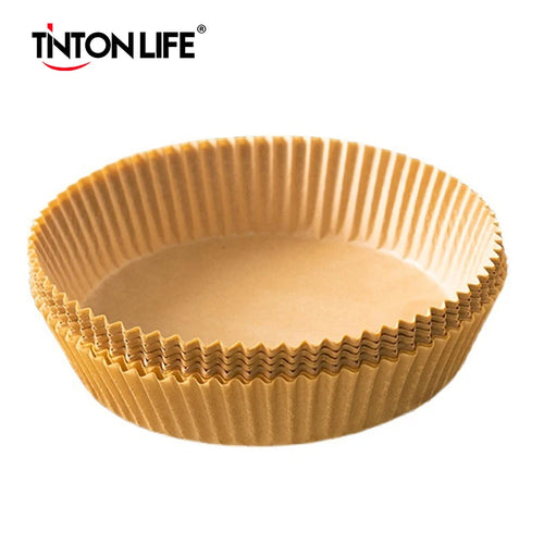 50pcs Air Fryer Disposable Special Paper Liners Baking Paper Oil-proof