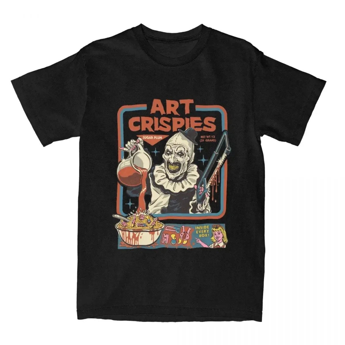 Art Crispies Terrifier Clown Shirt Apparel Men Women's Pure Fashion