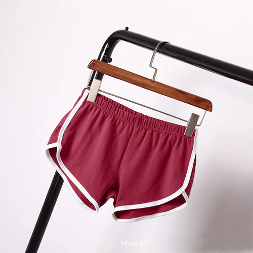 Women's Cotton Shorts Vintage Dolphin Short Pants Sexy Lounge Workout