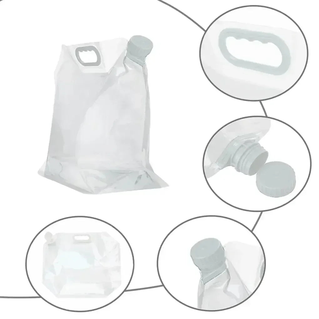 5/10L Portable Water Bag Folding Bucket Water Container Jug Bottle