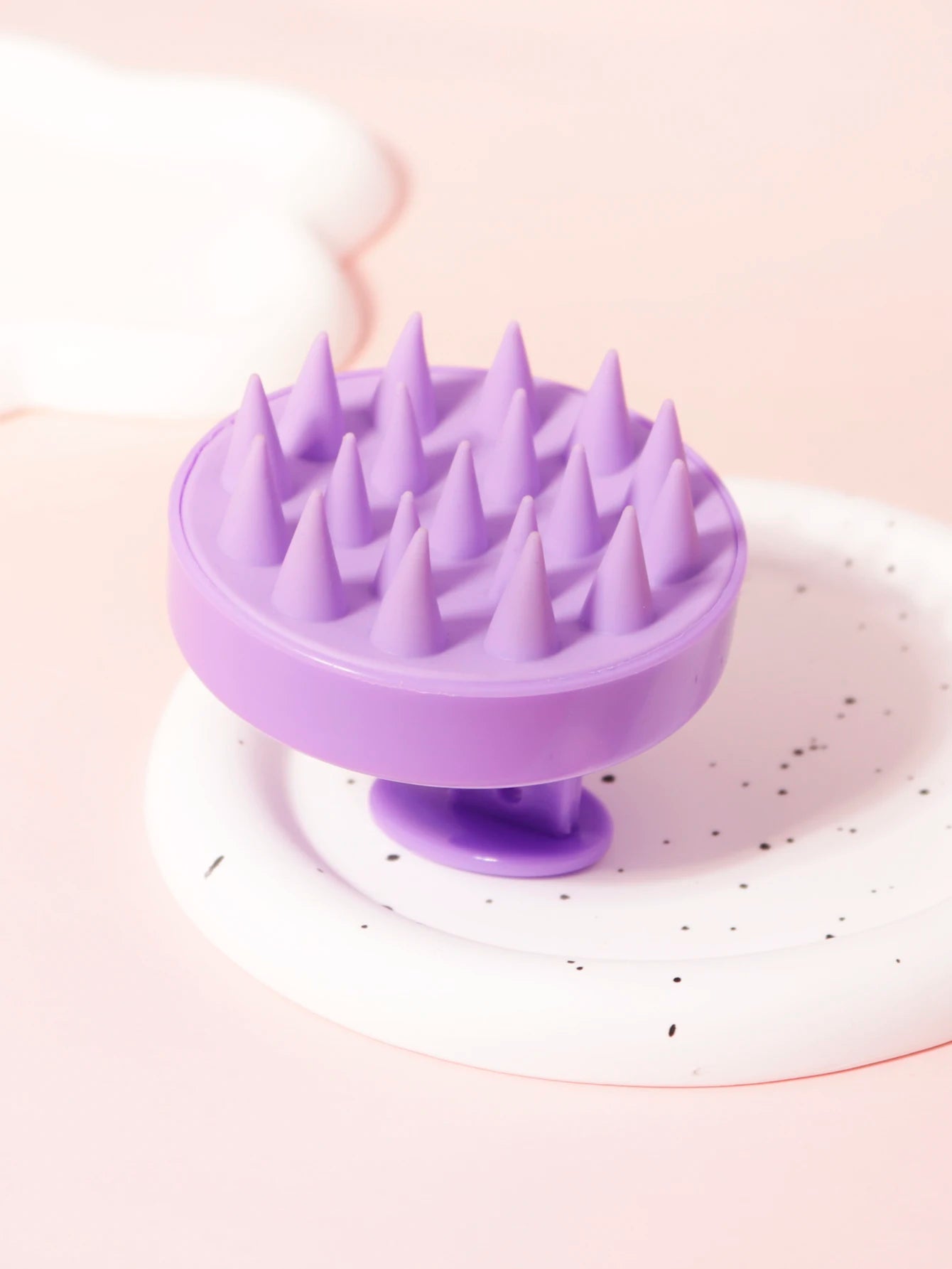 1PCS scalp massager shampoo brush, scalp cleaning brush, silicone, for