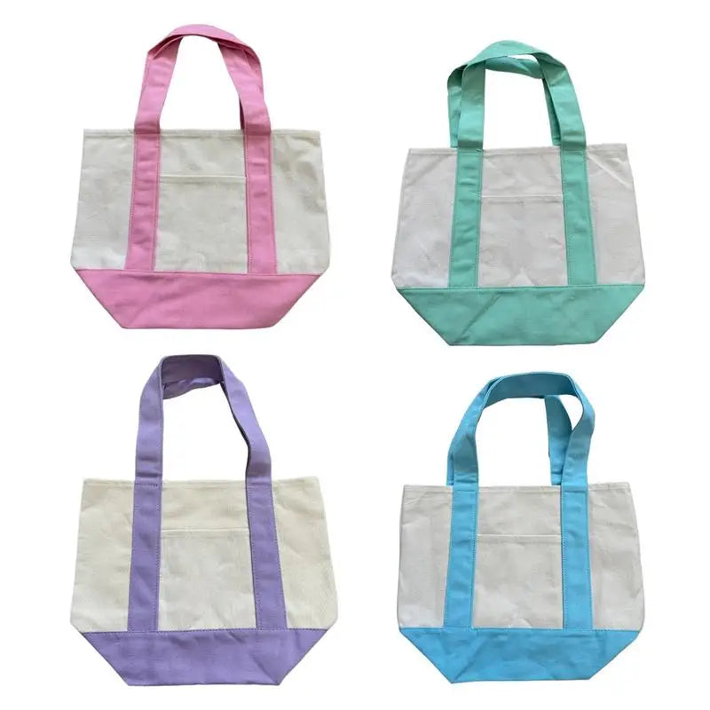 Large Canvas Tote Bag Minimalist Commuter Shoulder Bag Reusable