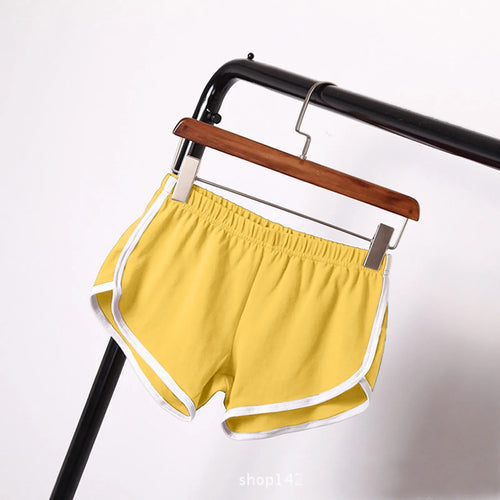 Women's Cotton Shorts Vintage Dolphin Short Pants Sexy Lounge Workout