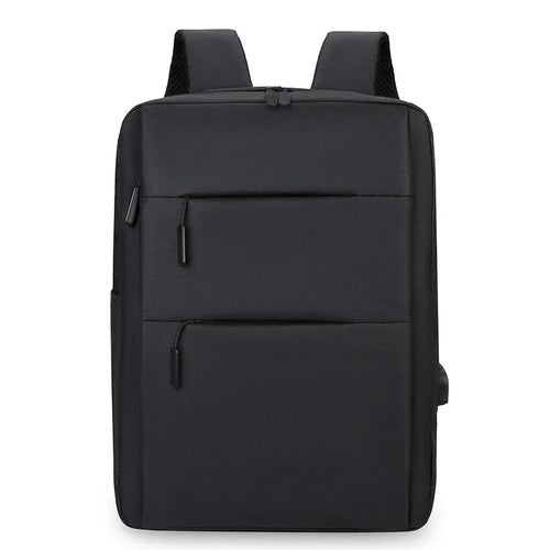 Men's and women's computer backpacks, multi-layer zipper laptop bags,