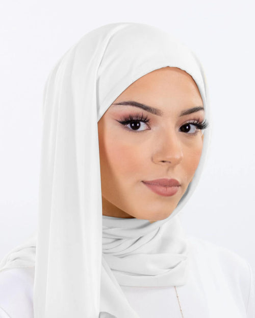 Pin Free Instant Chiffon Hijab Women Jersey Bonnet Islam Shawls and