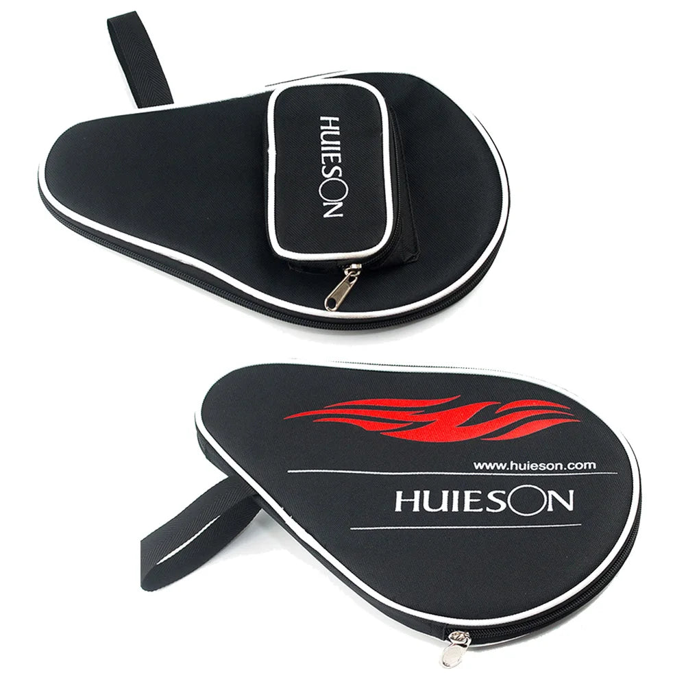 1PC 30x20cm Table Tennis Racket Bat Bag Black/blue Oxford Cloth Sponge