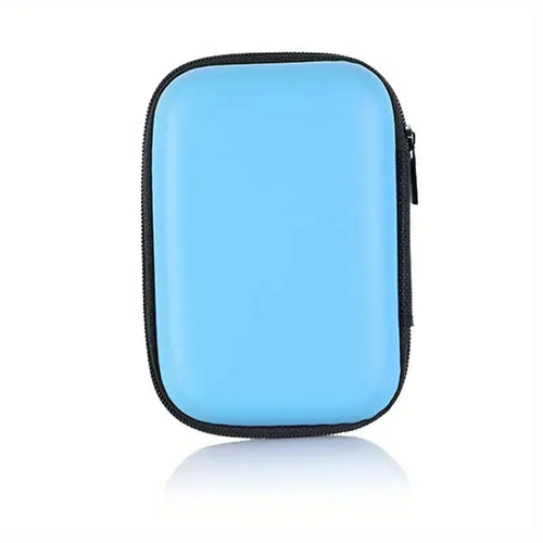 1pc Portable Waterproof Headphone Storage Bag, Data Cable Packing