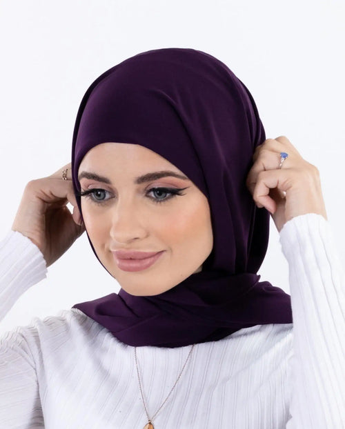 Pin Free Instant Chiffon Hijab Women Jersey Bonnet Islam Shawls and