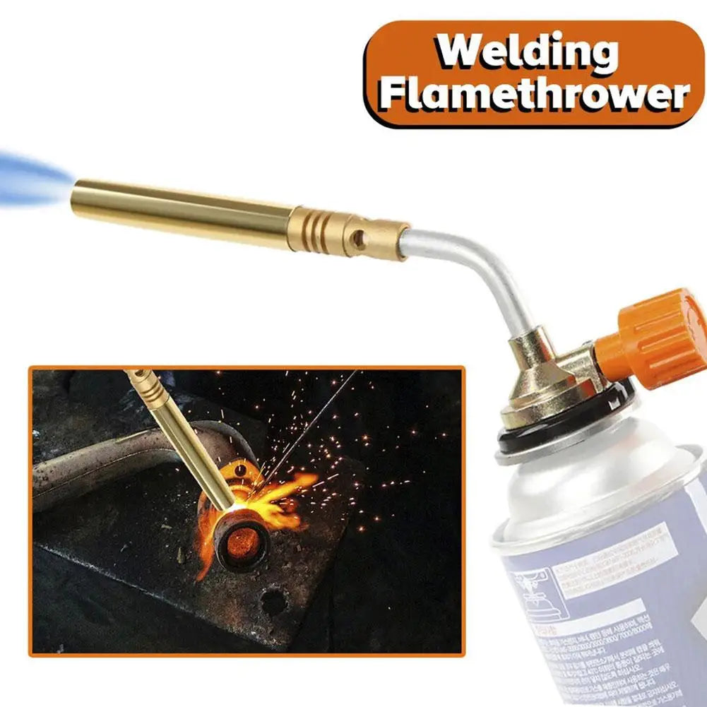 2024 Welding Gas Flame Gun Butane Burner Brazing Flamethrower Heat