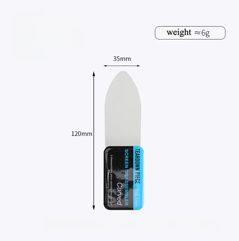 1pc Steel Metal Mobile Phone Curved LCD Screen Spudger Opening Pry