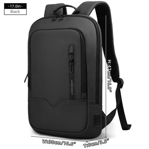 Heroic Knight Laptop Work Backpack Slim Men Waterproof Multifunctional