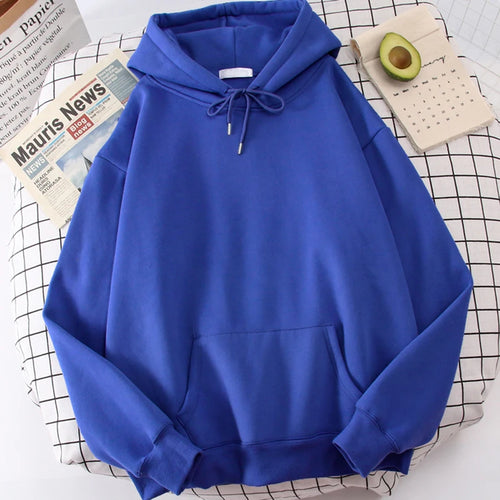 Autumn Casual Women's Solid Hoodie Comfortable Strecth Sweatshirts