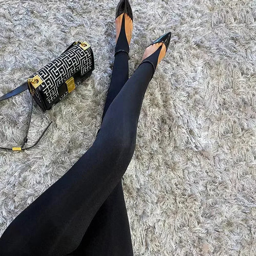 Y2K Long Korean Fashion Women Pants Spring Black High Waisted Skinny