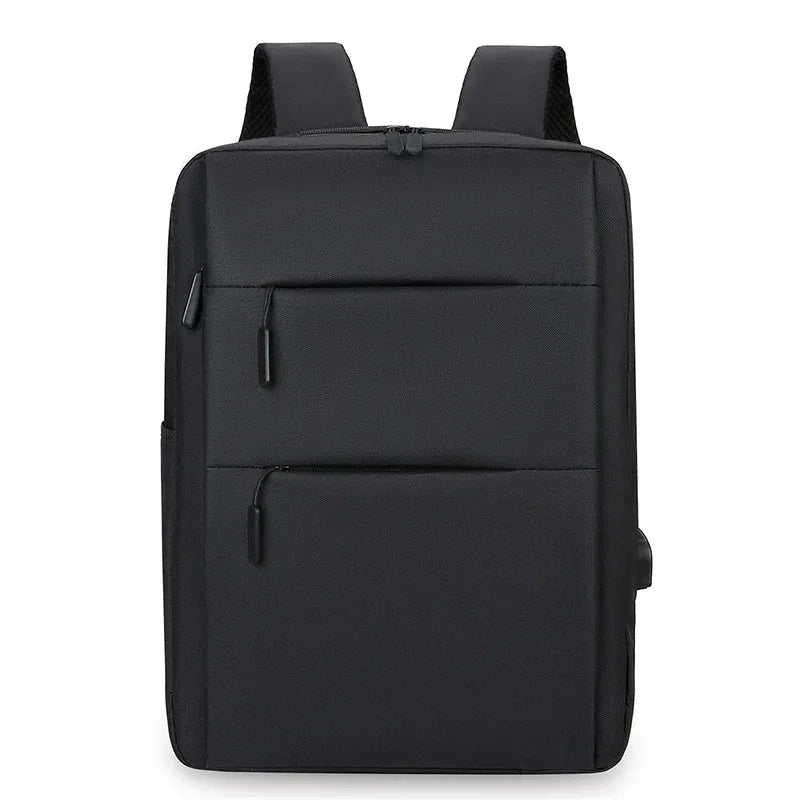 Men's and women's computer backpacks, multi-layer zipper laptop bags,
