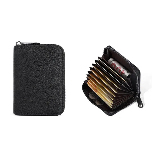 20 Detents Cards Holders PU Business Bank Credit Bus ID Card Holder