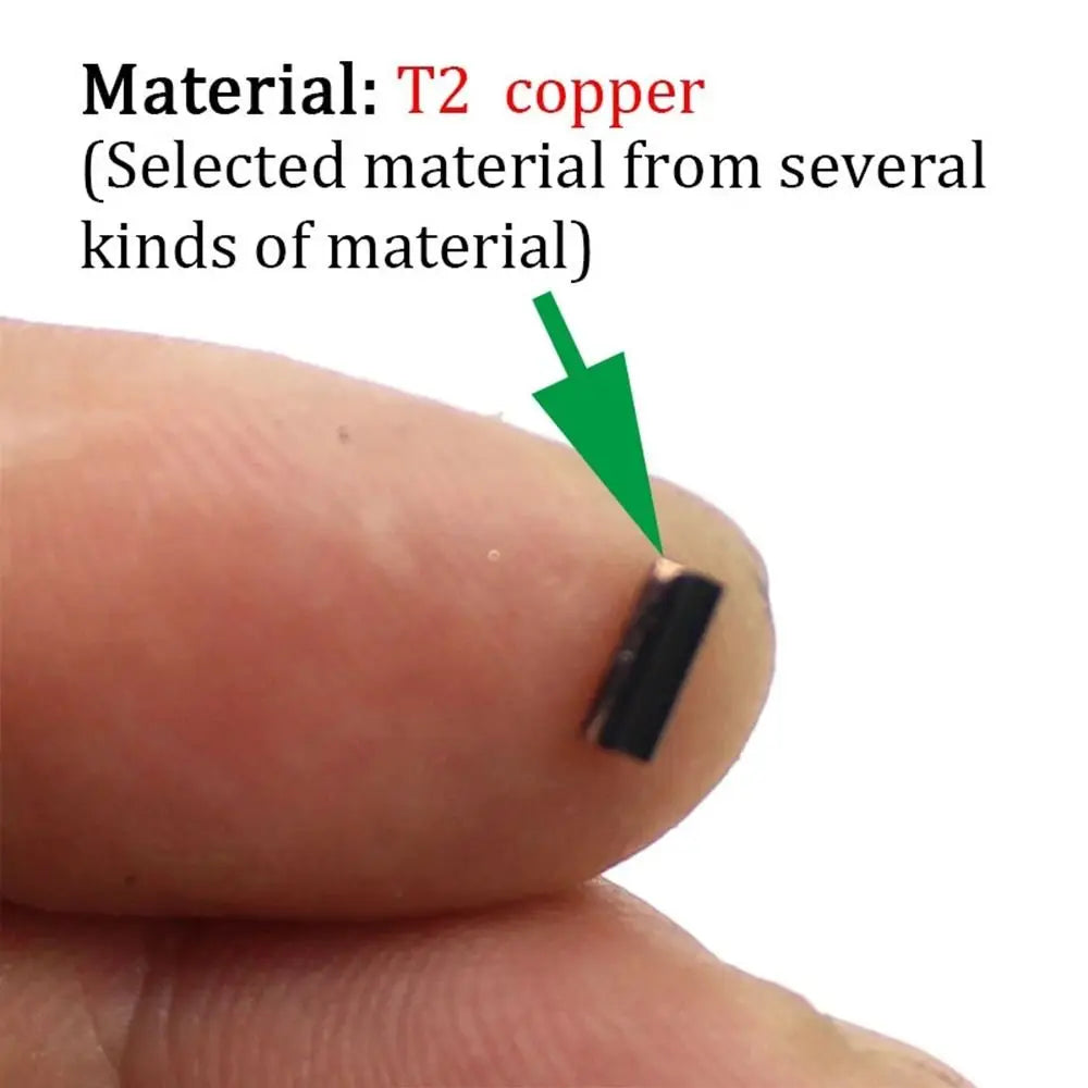 50pcs 0.6mm 0.7mm Double Oval Fishing Line Crimping Tube Wire Crimp