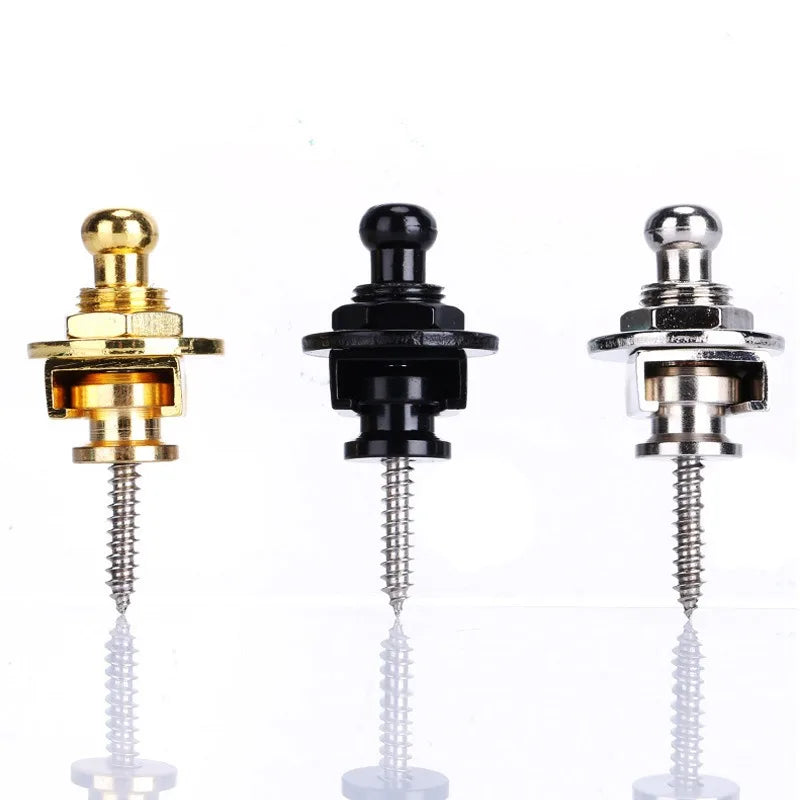 2Pcs Guitar Bass Strap Lock Skidproof StrapLock locking pegs