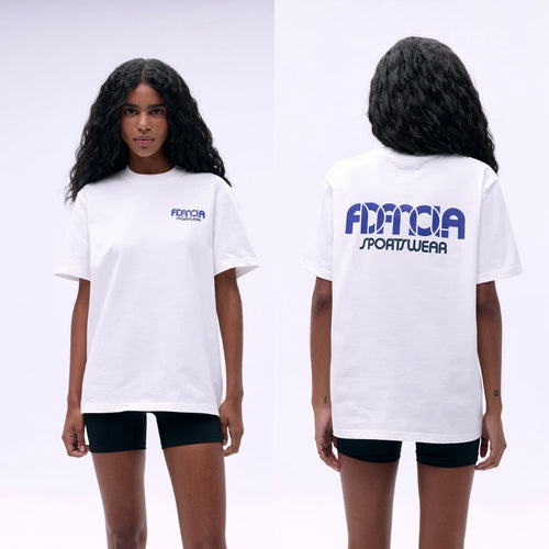 Summer Casual Sports Women's Men's T-shirt Trendy Brand Adanola Letter