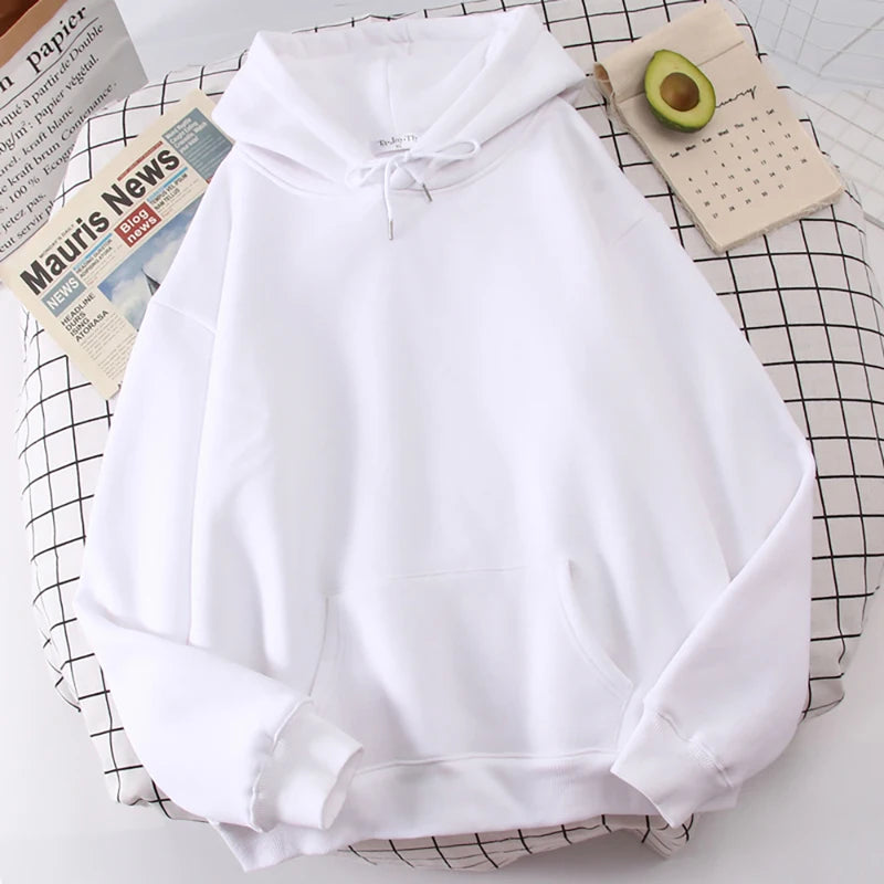 Autumn Casual Women's Solid Hoodie Comfortable Strecth Sweatshirts