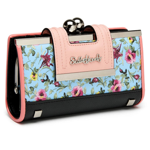 Women Wallet Leather Large Capacity Handbag Long Purse 10-card slots