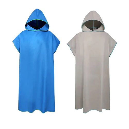 Microfiber Hooded Towel Men Women for Swim Beach Travel Quick Dry
