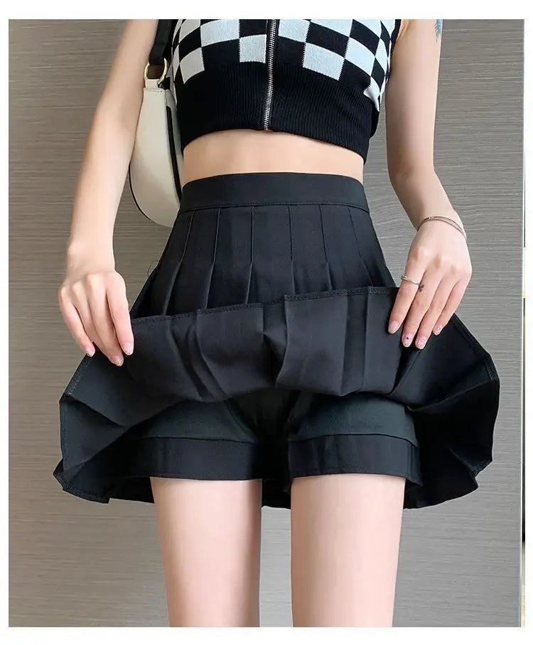 New pleated skirt for 2025 Womens Mini Skirts Japanese School High