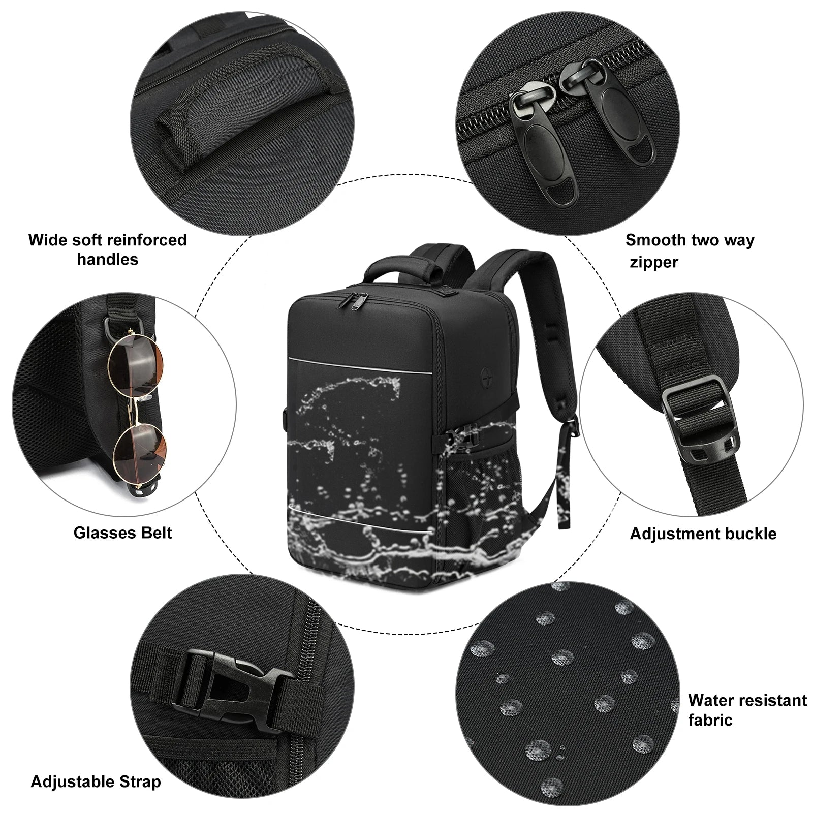 travel backpacks 40x20x25 ryanair cabin bag Unisex Carry-On